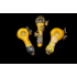 4'-5' GOLDEN BUMBLE BEE HAND PIPE, ASSORTED, CT BUNDLE